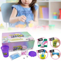 DIY For Slimes Charmss Glitter Make Fluffy SlimesKit Filler Powder Soft Polym Clay Set Antistress Kids Toy