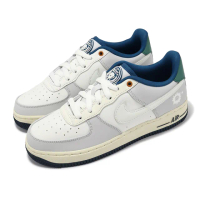 【NIKE 耐吉】休閒鞋 Air Force 1 LV8 GS 大童 女鞋 灰白 紫外線變色 小花 AF1(HM3721-111)