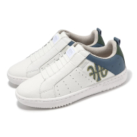 【ROYAL Elastics】休閒鞋 Icon 2.0 男鞋 白 藍 真皮 獨家彈力帶 回彈 經典(06542084)