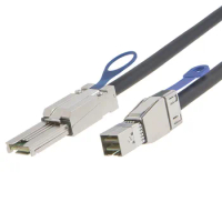 External Mini SAS HD SFF-8644 to Mini SAS SFF-8088 Hybrid Cable, 1M 2M