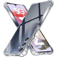 Protective Case for Samsung Galaxy M34 M54 M14 M04 Clear Transparent Protector Cover Phone Cases M 34 54 14 04 5G