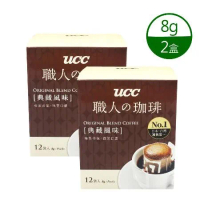 【UCC】典藏風味濾掛式咖啡2盒(8g*12入*2盒)