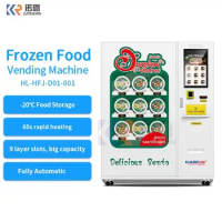 -20C Frozen Chicken Pork Beef Seafood Vending Machine Fully Automatic Frozen Food Vending Machine