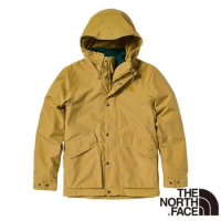【The North Face】男 防水透氣保暖抓絨三合一外套.夾克/7QSZ-931 棕色