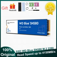 Western Digital SSD WD Blue SN580 500GB 1TB 2TB SATA PCle4.0 NVMe"SSD M.2 2280 Internal Solid State Drive 4150MB/s Speed NEW