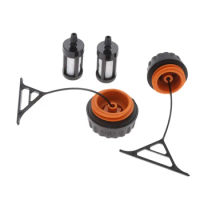 4pcs/set Oil Fuel Cap and Fuel Filter Fit for STIHL 020 020T 021 023 024 025 026 028 034 034S 036 038 048 Chainsaw Garden Tools
