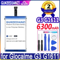 6300mAh GUKEEDIANZI Battery for Glocalme G3 G1611 Battery Batterij + Toolkit