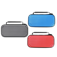 N-Switch行李箱款主機卡匣收納包 生活防水 四角強化 絨布內裡 卡匣夾層