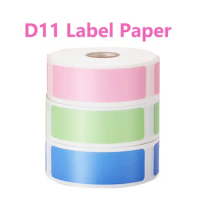 D11 Thermal Label Paper Niimbot D61 Mini Label printer paper Supermarket Waterproof Anti-Oil Price Label Pure Color Label Stick