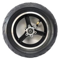 10 Inch Vacuum Tire 10X3.0 Electric Scooter Rear Tire with Wheel Hub Disc Brake Set Scooter Back Tyre,Without Disc Brake