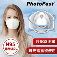 【Photofast】AM-9500 口罩型智慧行動空氣清淨機(內建電子空氣循環系統)
