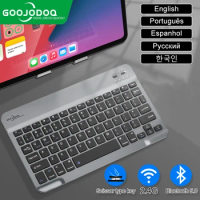 Bluetooth Keyboard Mini Wireless Keyboard Rechargeable for Apple iPad iPhone Samsung Tablet Phone Smartphone iOS Android