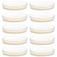 10pcs Prepoured Agar Plates Petri Dishes With Agar Science Experiment Nutrient Agar Culture Medium Bickman Biological Agar Plate