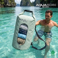 Consina Aqua Scan Dry Bag 5L - 20L Tas Kedap Air Waterproof Outdoor Hiking Trekking Rafting 15L DARK