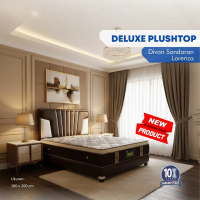Bigland Springbed Delux Plustop Kasur Dan Divan Fullset Garansi 15 Tahun Free 2 Bantal Bahan Berkual