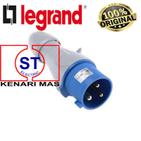 Plug Mounting / Male / Steker Industri 3 pin 32 Amper LEGRAND 555234