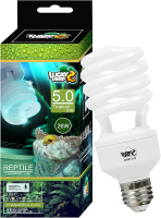 HERP Desert UVA UVB Reptile Light Bulb 10.0 26W Compact Fluorescent Lamp