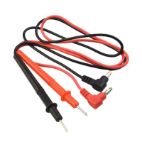 Digital Multimeter Pen Copper Needle Crosshead Socket Soft Rod Terminat Test Voltmeter Wire 2PCS/1SET Clip Leads