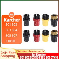 High Temperature Resistance Cleaning Brushes for Karcher SC1 SC2 SC3 SC4 SC5 SC7 CTK10 Steam Cleaner Accessories Nozzle Head Kit