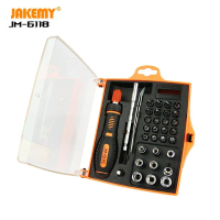 Jakemy Obeng Set 33 in 1 lengkap Screwdriver PH Torx Hex Y3 JM-6118