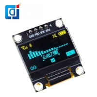 JCD ROHS Certification 0.96 inch oled IIC Serial White OLED Display Module 128X64 I2C SSD1306 12864 LCD Screen Board For Arduino