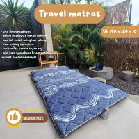 Kasur busa Lipat travel bed Ukuran 120x190 10cm Furniture PraktiS busa cowok Tidur Camping murah tra