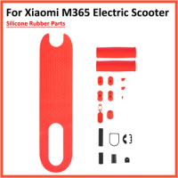Silicone Rubber Parts for Xiaomi Mijia M365 1S Electric Scooter Foot Pad Handlebar Grip Brake Line Plug Fender Hook Case