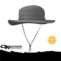 【Outdoor Research 美國 OR HELIOS SUN HAT 抗UV透氣中盤帽/L《深灰》】243458-0008/UPF50+/吸濕排汗