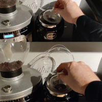 NICHE ZERO Coffee Grinder Bellows Blower Single Dose Hopper Bellows Coffee Grinder Bean Bin Blowing Cleaning Tool