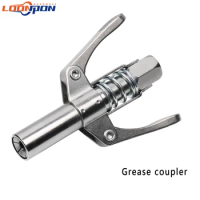 Grease Gun Coupler High Pressure Grease Coupler NPTI/8 10000PSI Quick Lock On Release Grease Gun Tip