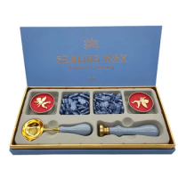 Wax Seal Stamp Kits, Sealing Wax Beads, Wax Stamp Heads with Wax