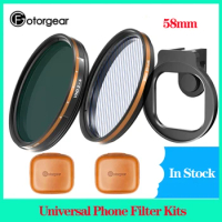 Fotorgear Phone Filter Kits for smartphones/iPhone 13 14 Pro Max/Huawei/Xiaomi 58mm Accessories CPL ND Filter