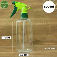 Botol Spray 500ML Bening Tutup Big Trigger Kispray - Spray Semprot Tanaman Clear Botol Bening 500 ml