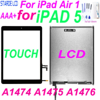 AAA+ LCD For iPad Air 1 for iPad 5 A1474 A1475 A1476 LCD Display or Touch Screen Digitizer 9.7'' Screen Replacement
