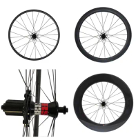 700C Carbon Rear Wheel Single Wheel with KOOZER RS330 Straight Pull V-brake Rear Hub 24 Spoke Holes Road Bicycle Rear Wheel