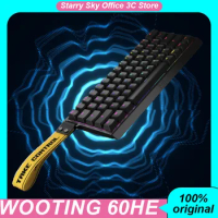 Wooting 60he Magnetic axis mechanical keyboard Low Delay Full dynamic simulation Esports level gaming keyboard office accessory