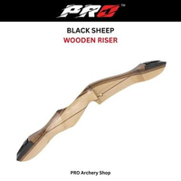 BLACK SHEEP RISER / HANDLE ( KANAN - KIDAL ) STANDAR BOW | WOODEN BOW / BUSUR NASIONAL PANAHAN KAYU 