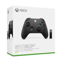 微軟 XBOX 手把 Xbox 無線控制器 磨砂黑 + 無線轉接器套組