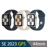 2023 Apple Watch SE 44mm 鋁金屬錶殼配運動錶帶(GPS)