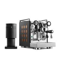 【Rocket Espresso】Appartamento 半自動義式咖啡機(家用型/黑底雙色任選)+ FELLOW OPUS 錐刀磨豆機 APPATW