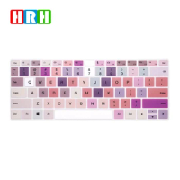 HRH Flames and colorful Silicone Keyboard Cover Skin Protective Film For HUAWEI matebook X Pro13.9 inch MateBook 14 2019 version