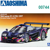 AOSHIMA 青島社 1/24 模型車 麥拉倫 跑車 F1 Gtr 1997 00744