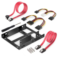 Kepala Docking Station External HDD / SSD 2.5 Inch To 3.5 Inch 2 Bay Besi Baut