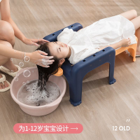 兒童洗頭躺椅 洗頭床可折疊洗頭神器小孩洗頭椅 寶寶洗發床加厚躺床