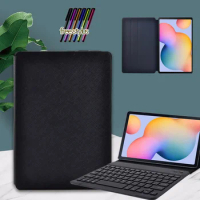 Case for Samsung Galaxy Tab S6 Lite 10.4 Inch P610/P615 PU Leather Tablet Cover+Wireless Bluetooth Keyboard