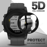 5D Protective Film For Garmin Descent G1 / Instinct 2 2S Smart Watch Soft Screen Protector for Garmin Descent G1 (Not Glass)