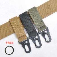 1/3PCS Outdoor Carabiner Tool Tactical Key Hook MOLLE Hanging Backpack Belt Waist Bag Buckle Camping Hiking Keychain Accessories