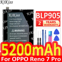5200mAh KiKiss Powerful Battery BLP905 For OPPO Reno 7 Pro reno7 pro