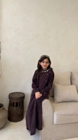 Saleera Jeehan Dress Anak XL Mahogany