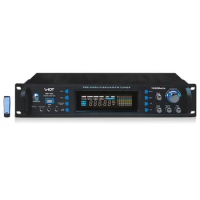 Stereo home theater amplifier receiver with USB/MP3/AM/FM TUNER/BT input and SUB signal output function